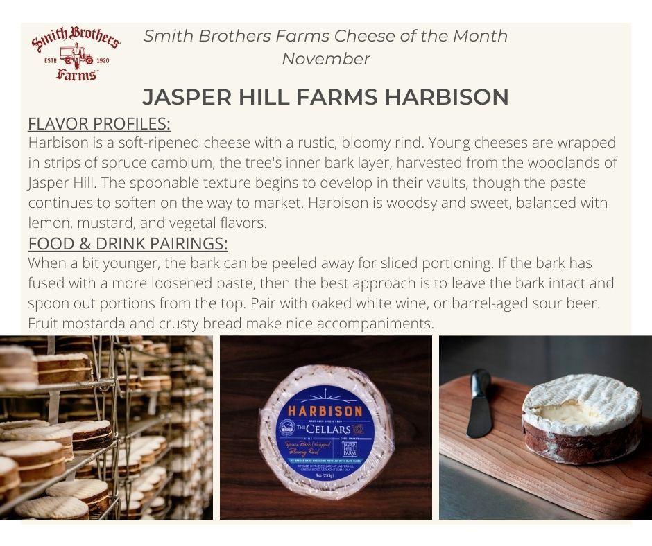 Harbison Cheese Pairing Notes