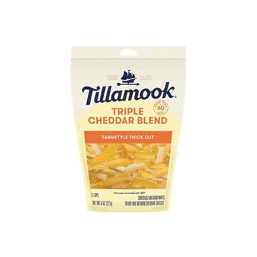 Image of Tillamook Triple Cheddar Blend Shredded Cheese - 8 oz