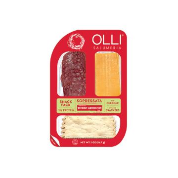 Image of Olli Soppressata Cheddar Cracker Snack Pack