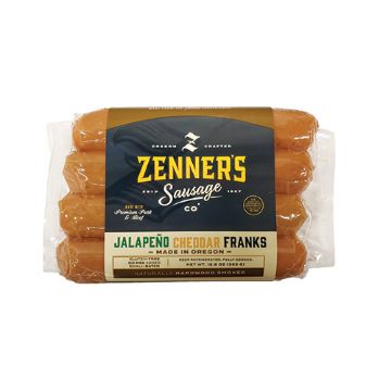 Image of Zenner’s Tillamook Cheddar Jalapeno Franks - 12 oz