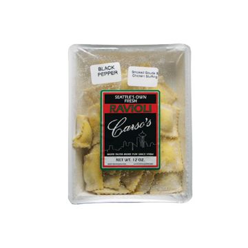 Image of Carso's Smoked Gouda Chicken Ravioli