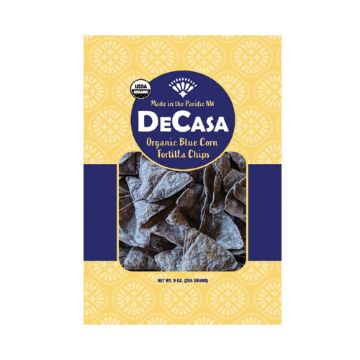 Image of De Casa Organic Blue Corn Tortilla Chips - 9 oz