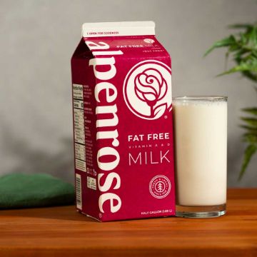 Alpenrose Fat Free Milk - half gallon