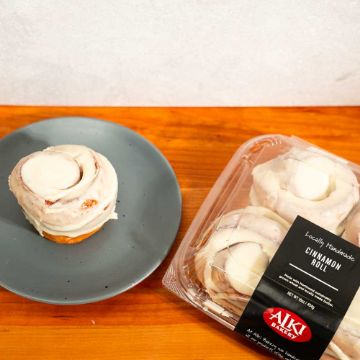 Alki Bakery Cinnamon Rolls - 4 count