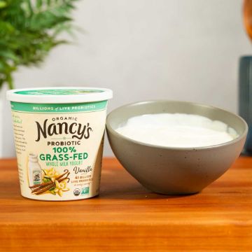 Nancy’s Organic Grass Fed Whole Milk Vanilla Yogurt - 24 oz