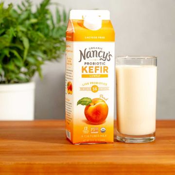 Nancy’s Organic Lowfat Peach Kefir - 32 fl oz