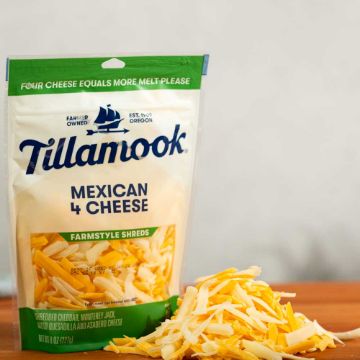 Tillamook Mexican 4 Cheese Shredded - 8 oz