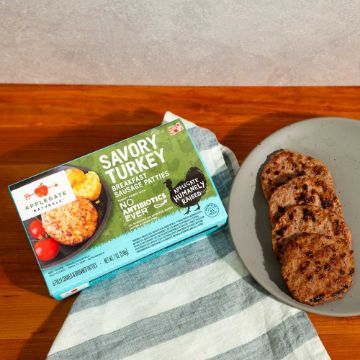 Applegate Naturals Savory Turkey Breakfast Sausage Patties - 6 count