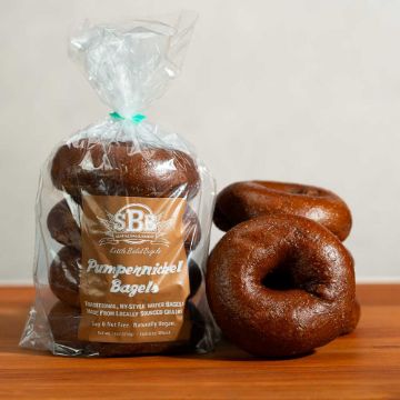 Seattle Bagel Bakery Pumpernickel Bagels - 4 count