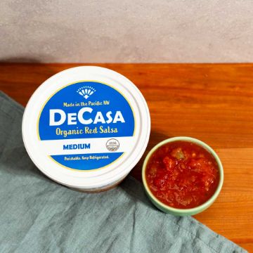 De Casa Organic Medium Red Salsa - 14 oz