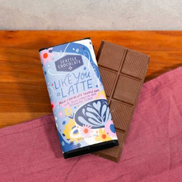 Seattle Chocolate Like You A Latte Truffle Bar - 2.5 oz