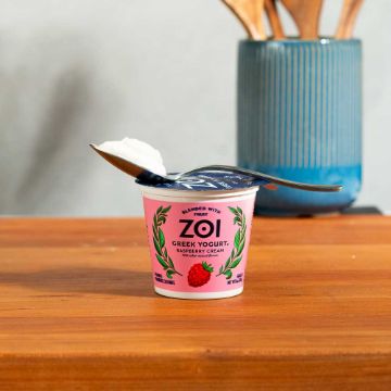 Zoi Raspberry Cream Greek Yogurt  - 6 oz