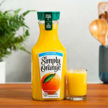 Simply Orange Pulp Free Juice with Calcium - 52 fl oz