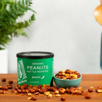 CB’s Nuts Organic Kettle Roasted Jalapeno Peanuts - 14 oz