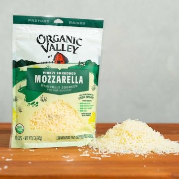 Organic Valley Finely Shredded Organic Mozzarella - 6 oz