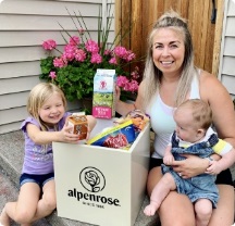 Family with porch box