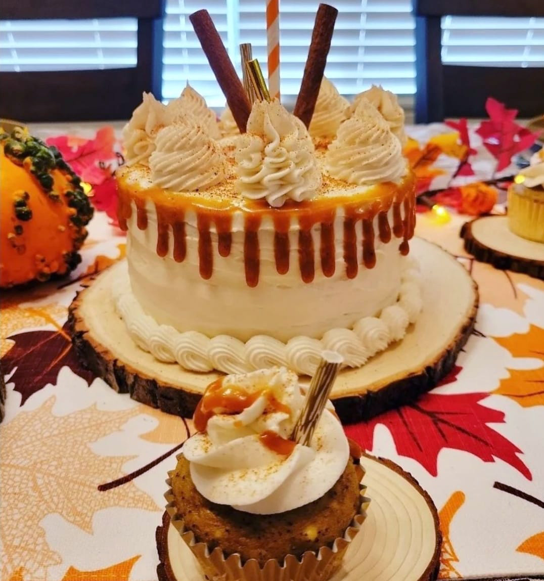 Pumpkin Spice Latte Cake