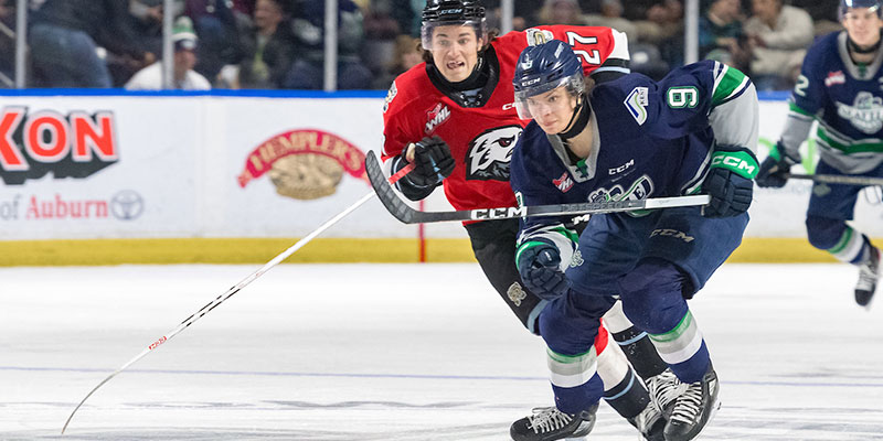 Thunderbirds Hockey Players During Game