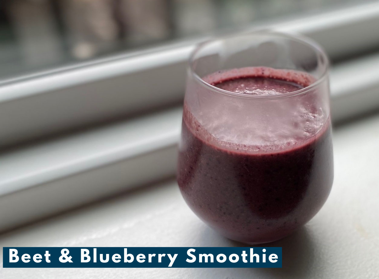 Beet and Blueberry Smoothie